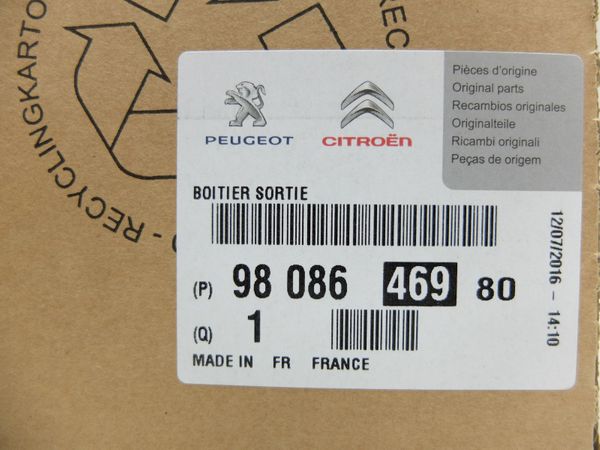 Obudowa Termostatu Citroen Peugeot C3 C4 DS 208 308 508 1.4-1.6 VTI  9808646980
