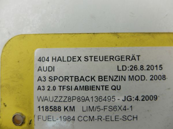 Sterownik HALDEX 0BR907554A 5WP33523-02 VW Audi Continental