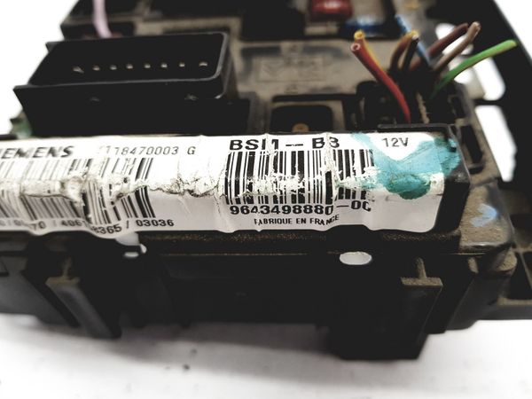 Sterownik BSM-B3 PSA 9643498880 T118470003G Siemens 18100
