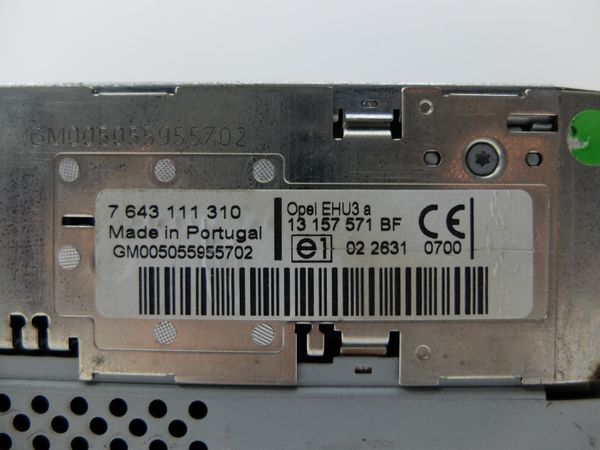 Radio Cd 50 PHONE Opel 13157571 453116246 UCG Blaupunkt