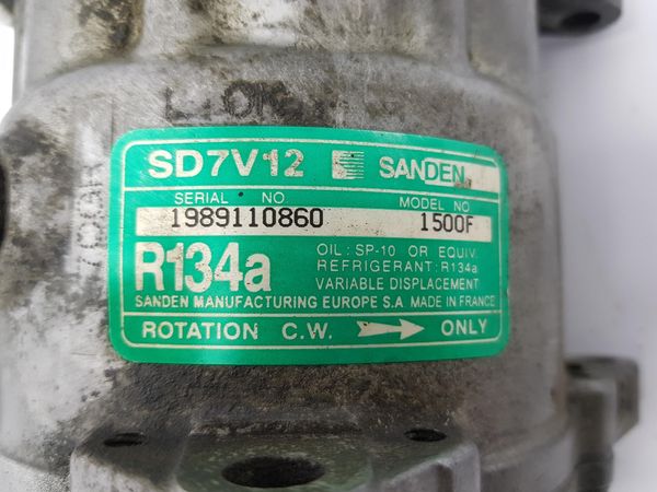 Kompresor Klimatyzacji Citroen Peugeot SD7V12 1500F 6453N1 Sanden 7078